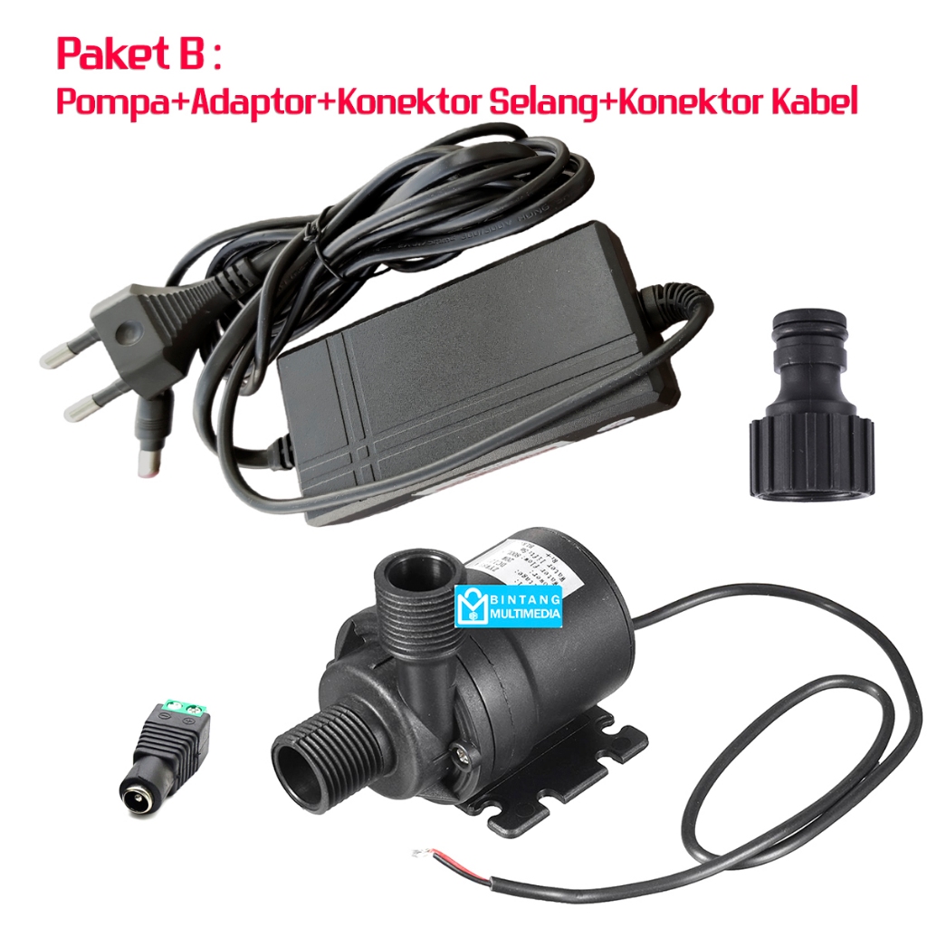 Pompa Acqua Mini DC 24V 800L/H - Sommergibile Brushless Per Acquari, Fontane, Idroponica - Foto 13