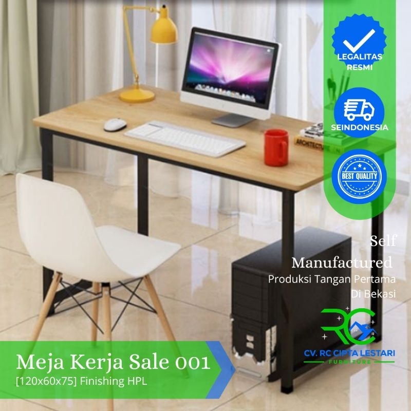 Jual Meja Industrial Sale Finishing HPL 001/Meja Promo/Meja Belajar ...