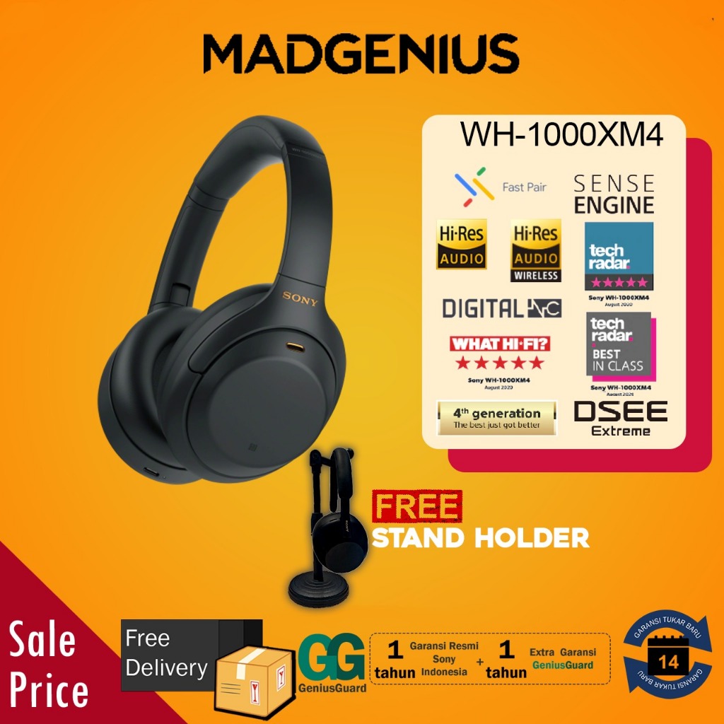 Jual SONY Original Headphone Sony WH-1000XM4 WH1000XM4 WH