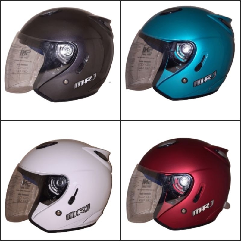 Jual HELM MRJ DUA KACA mirip ink centro | Shopee Indonesia