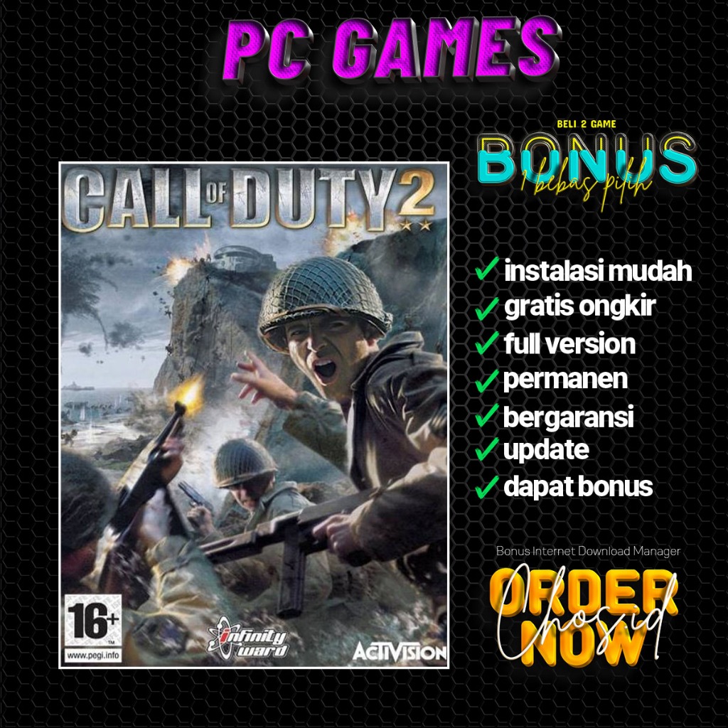 Jual Call of Duty 2 2005 | Game PC - Laptop | Shopee Indonesia
