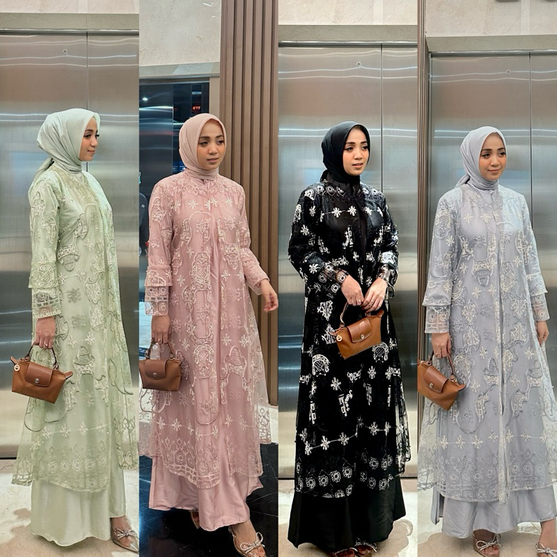 Jual DANIKA DRESS GAMIS ONE SET INNER OUTER BUSUI FRIENDLY KONDANGAN ...