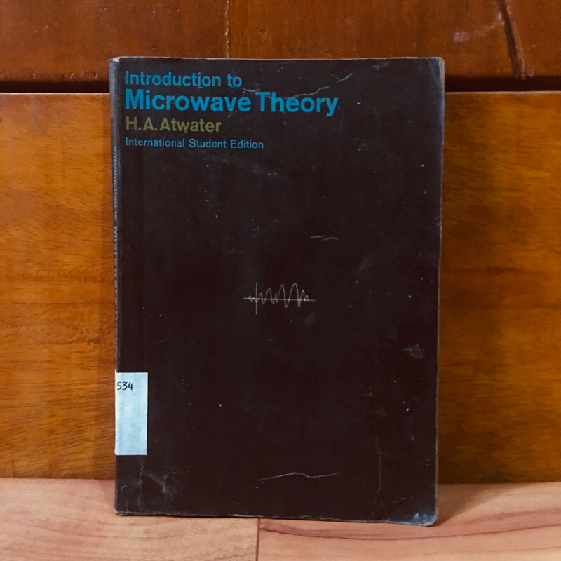 Jual Buku Original Introduction Microwave Theory H A Atwater