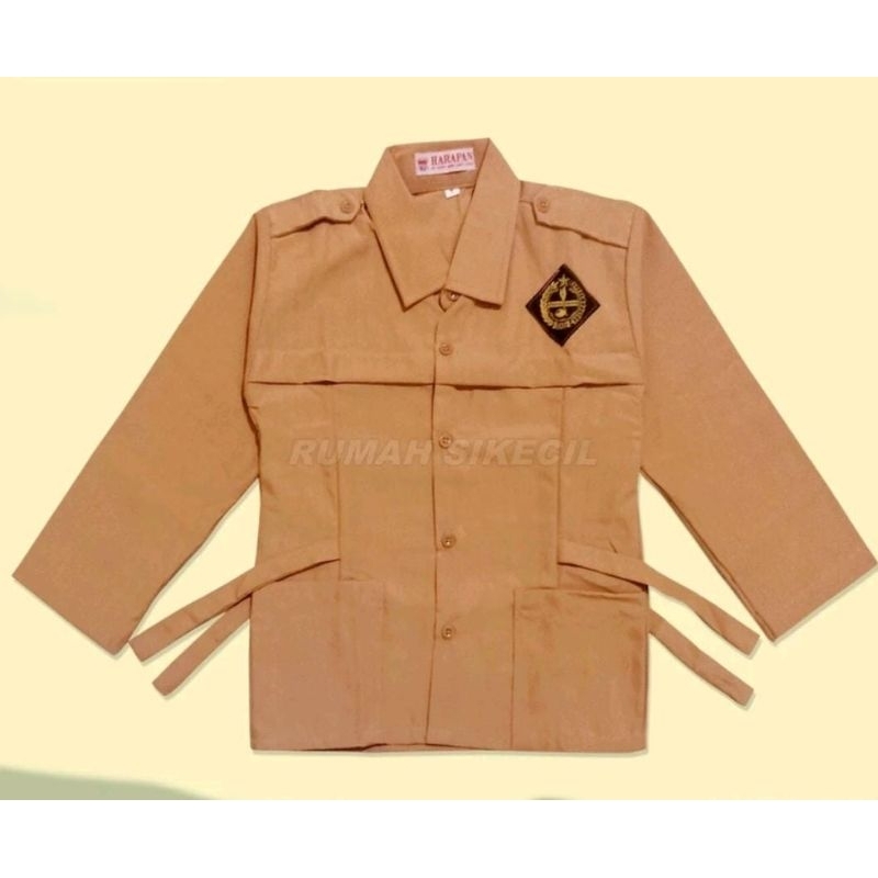 Jual Seragam Pramuka Siaga Baju Seragam Pramuka Lengan Panjang / Baju