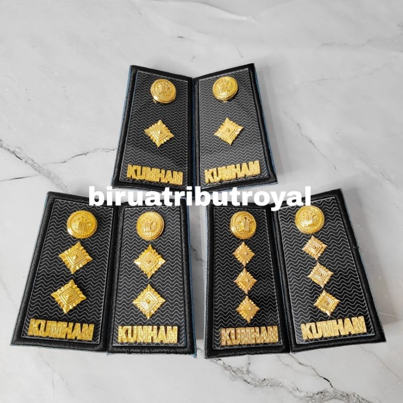 Jual PANGKAT PDH KUMHAM AKRILIK GOL 3D 4A 4B TERBARU - KEMENKUMHAM | Shopee Indonesia