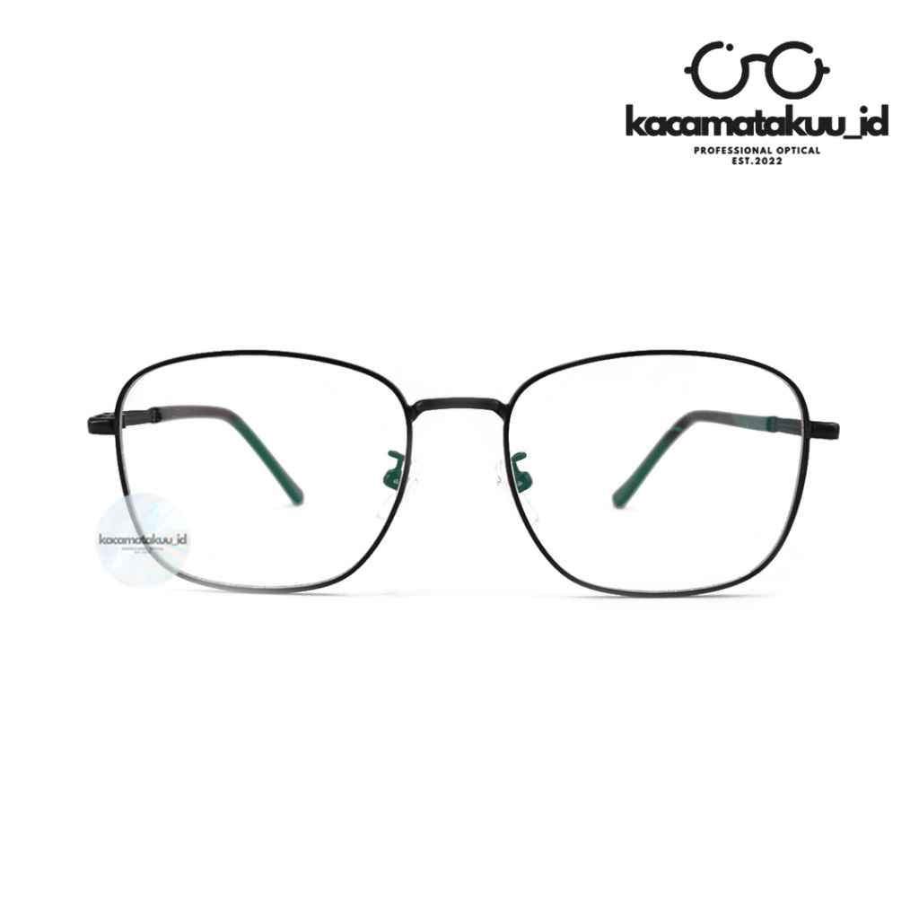 Jual Kacamatakuu_id Kacamata Frame Poppy Unisex Pria Wanita Kotak Besi ...