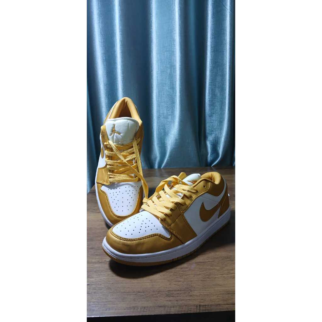 Jual Nike Air Jordan 1 Low Mustard Yellow | Shopee Indonesia