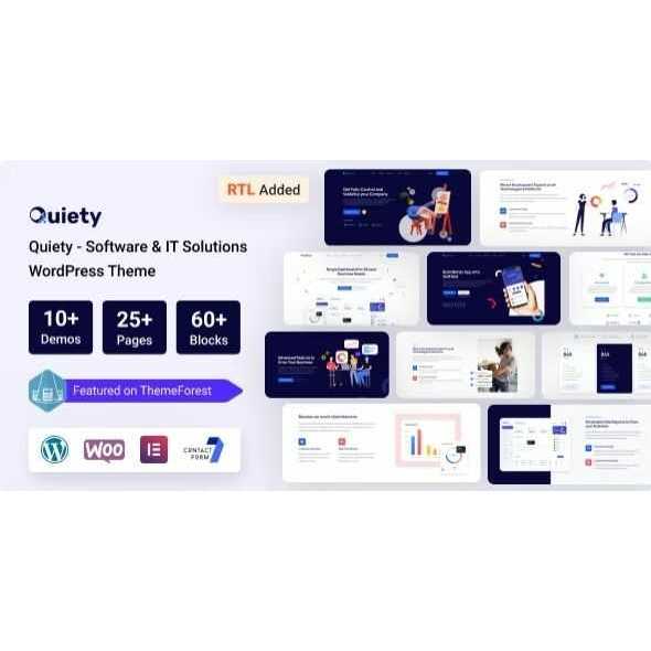 Jual Quiety Theme – Software & IT Solutions WordPress Theme | Shopee ...