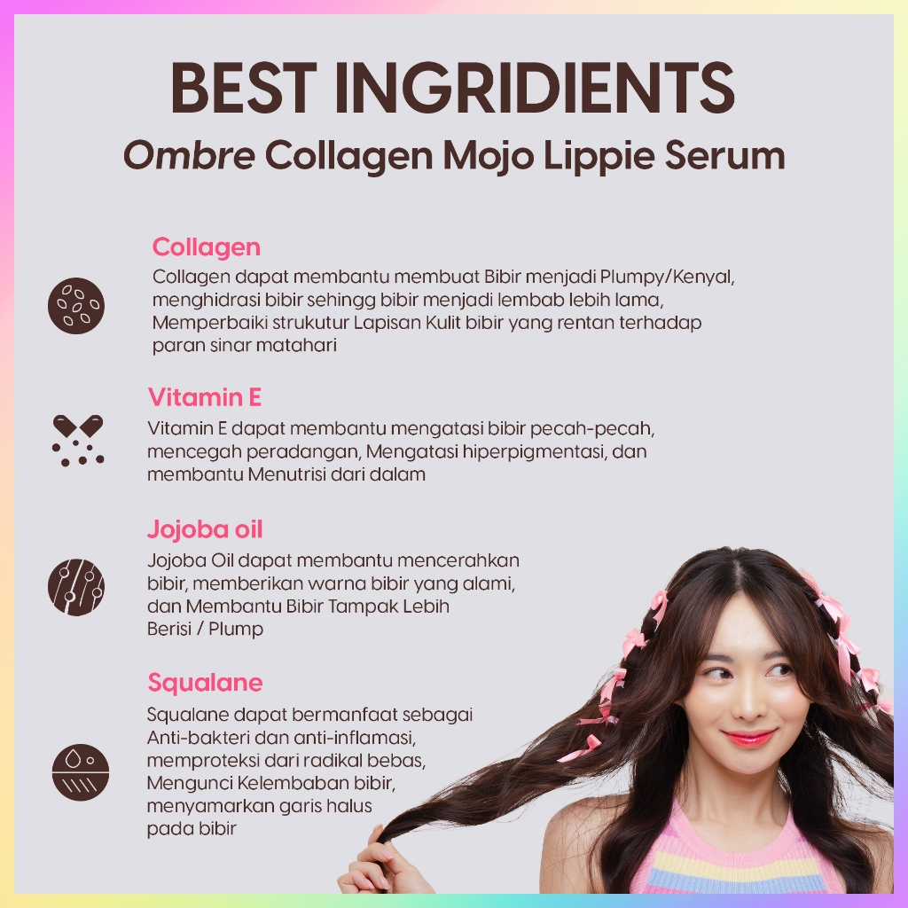 Jual MORLAB - Diamor Collagen Mojo lippie Serum - Variant Ombre ...