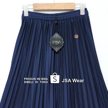 Rok Plisket Polos RANIA ZR JSA Asli Premium Mayung