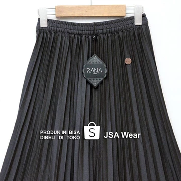 Rok Plisket Polos RANIA ZR JSA Asli Premium Mayung