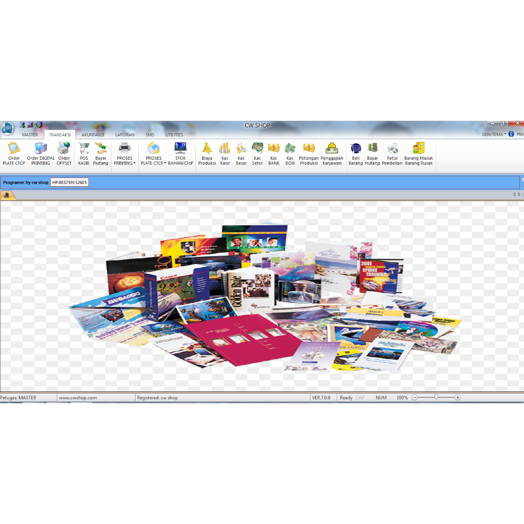 Jual SOFTWARE PERCETAKAN VERSI 7 | Shopee Indonesia