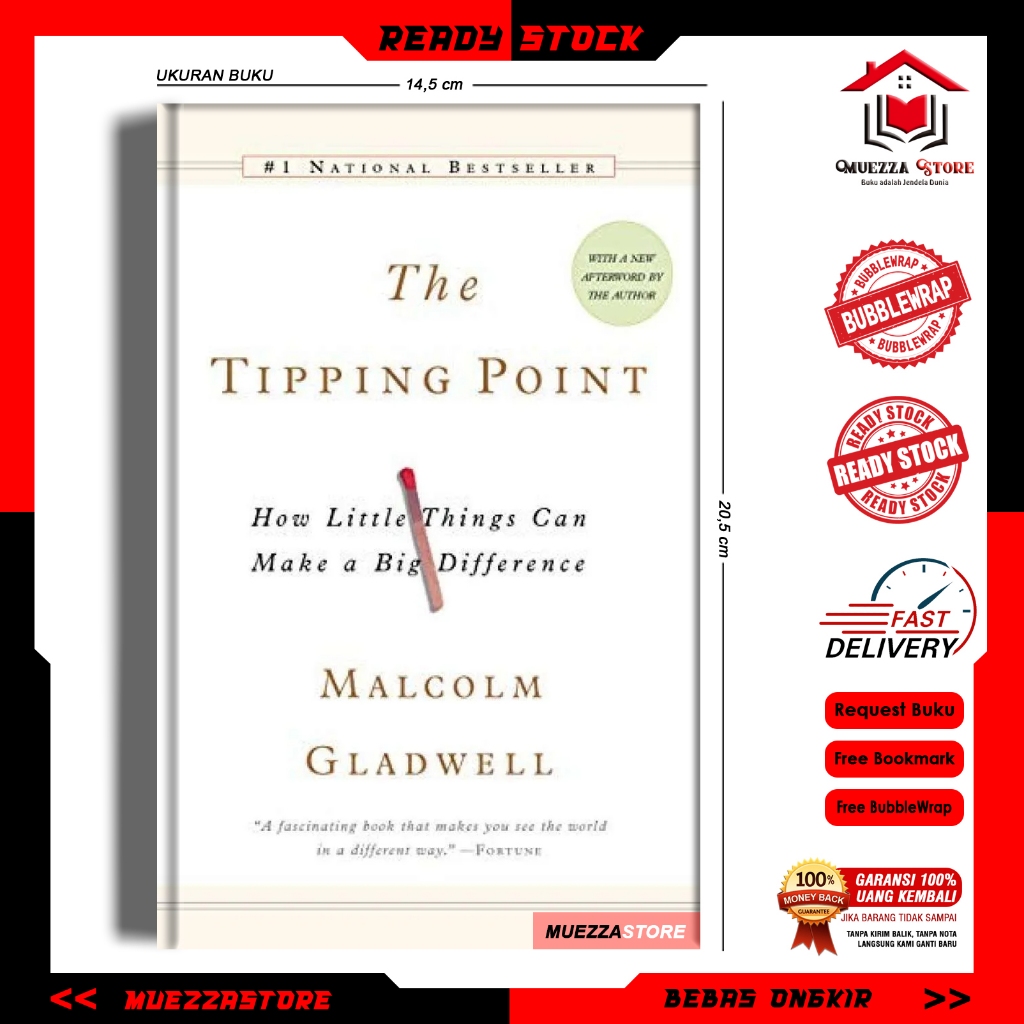 Jual The Tipping Point - Malcolm Gladwell (English/Indonesia) | Shopee ...