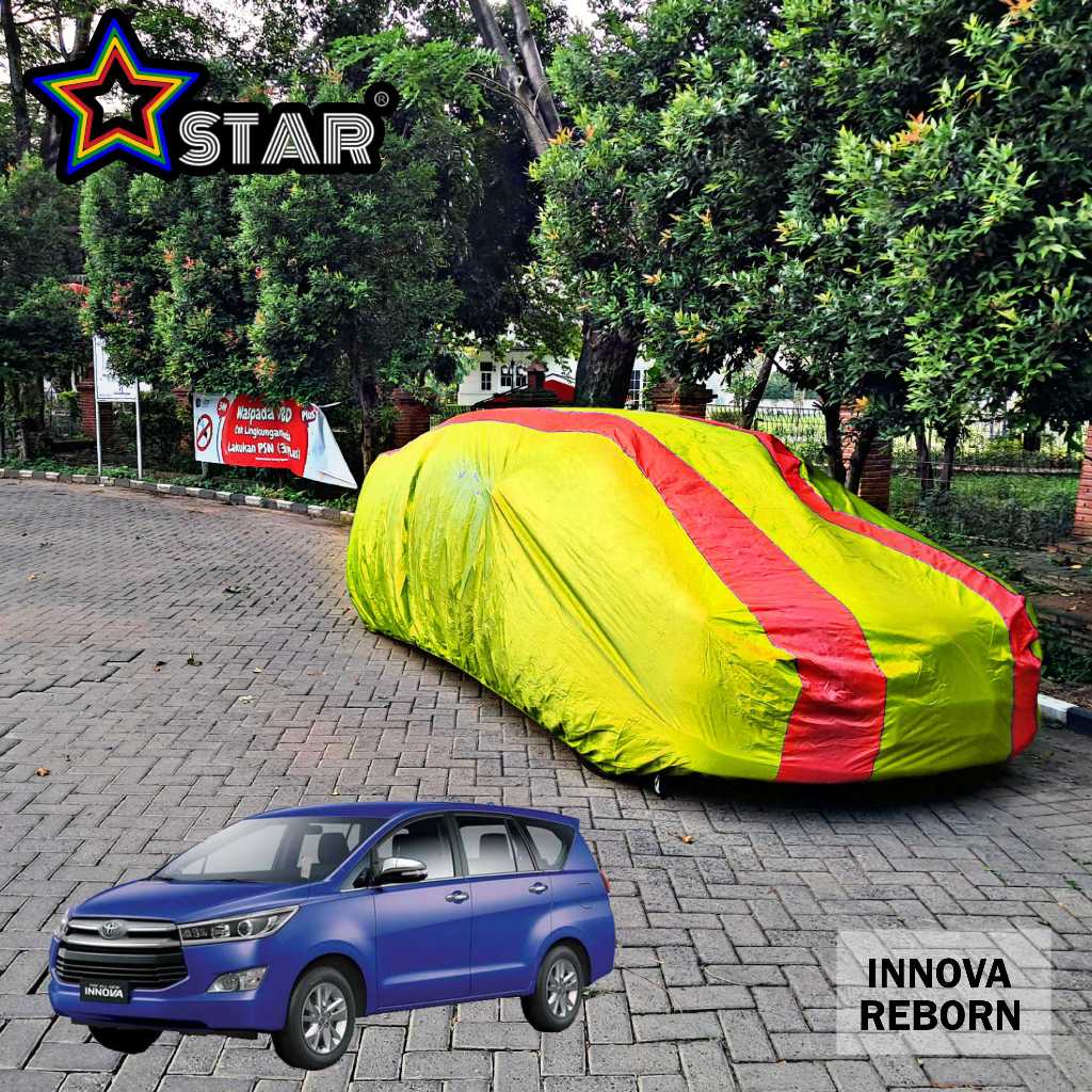 Jual Body Cover INNOVA REBORN Kuning Strip 2 Merah Warna PREMIUM Kuning ...