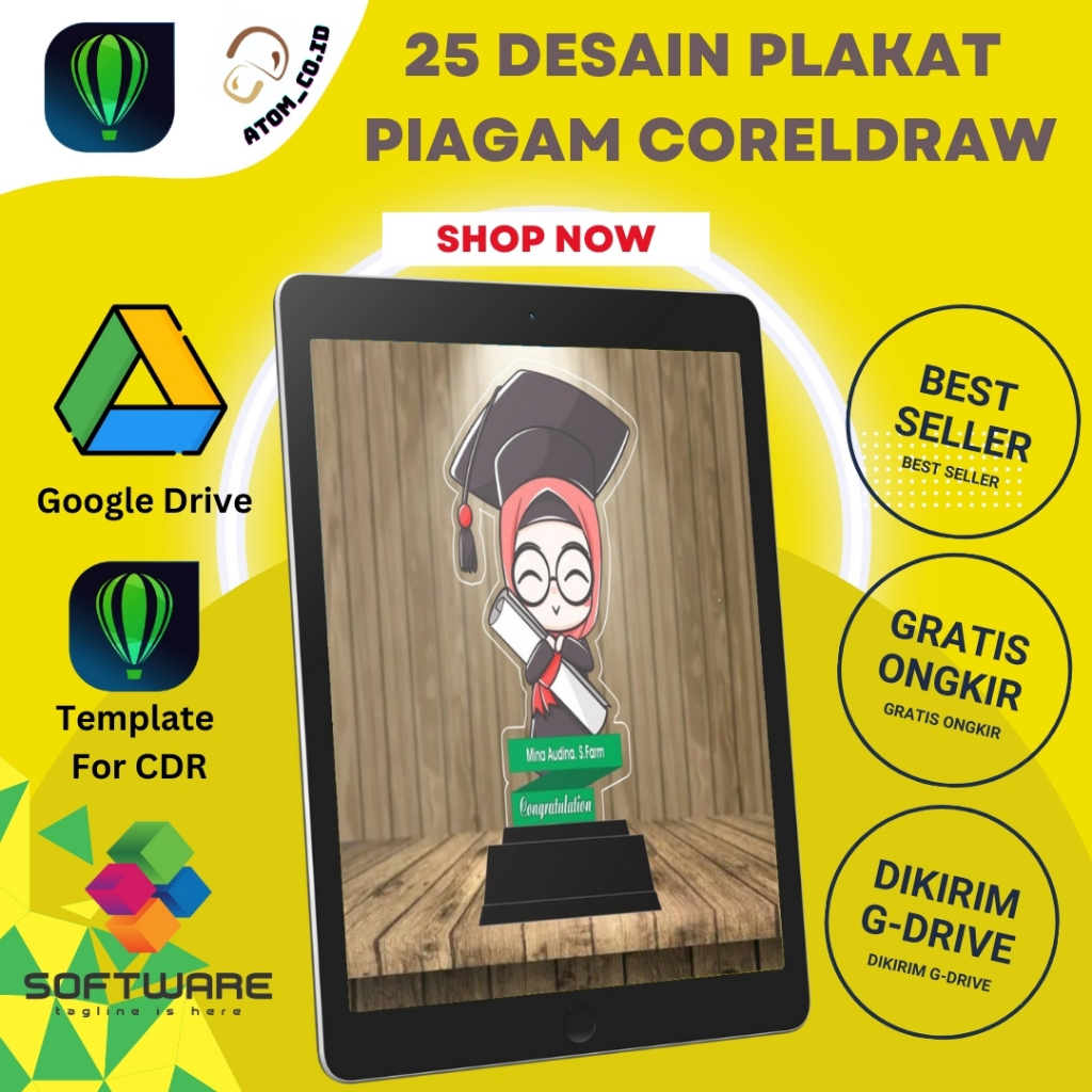 Jual 25 Desain Exclusive Plakat Piagam In CorelDraw Files v17 | Shopee ...