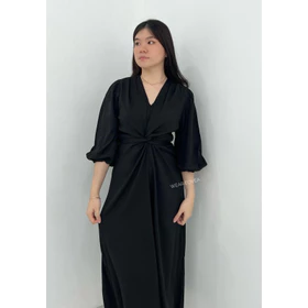 EOVEA Selin Dress Wanita Korean Style Casual Formal
