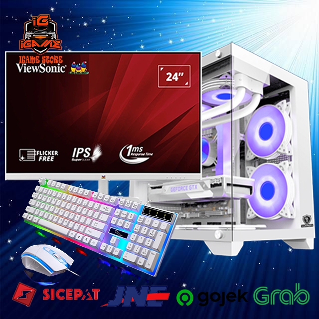 Jual PC GAMING LENGKAP MONITOR 24 CORE i7 12700F/RTX 3060 Ti/16GB TOP ...