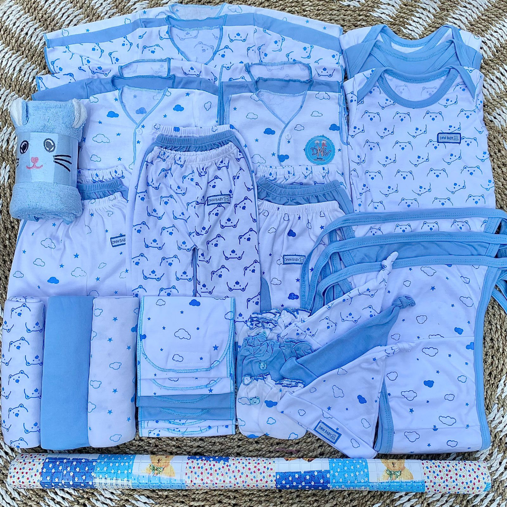 Jual 53 PCS paket hemat komplit baju bayi baru lahir paket hemat baby ...