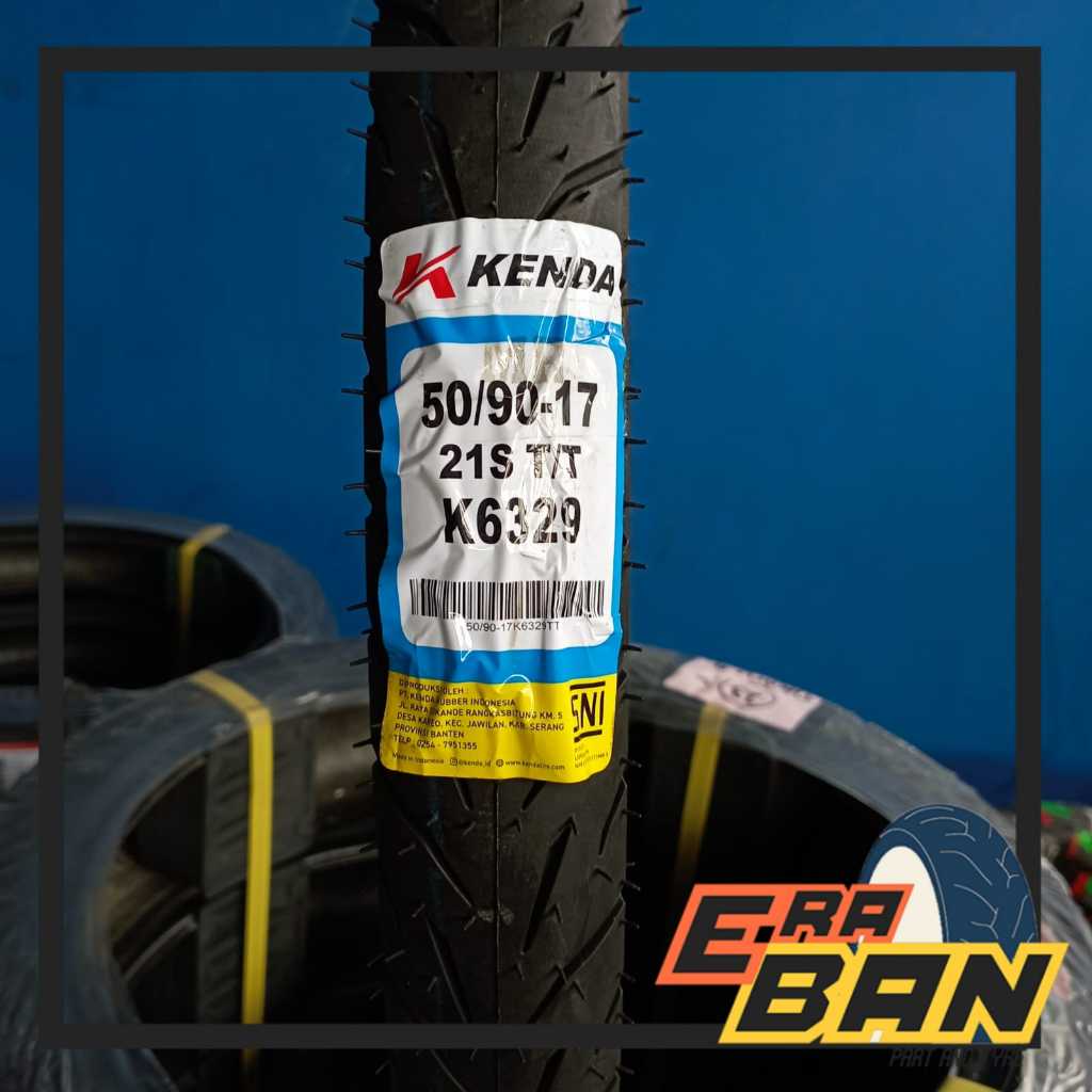 Jual BAN LUAR KENDA K6329 50 90 RING 17 TUBETYPE | Shopee Indonesia
