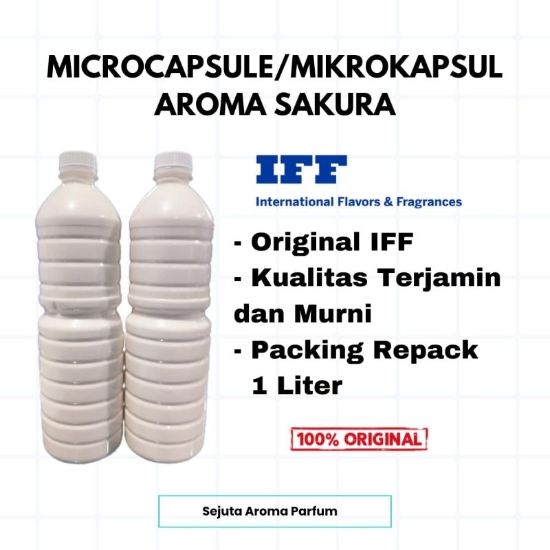 Jual SAKURA MICROCAPSULE MIKROKAPSUL IFF ORIGINAL Ukuran 1 Ltr | Shopee ...
