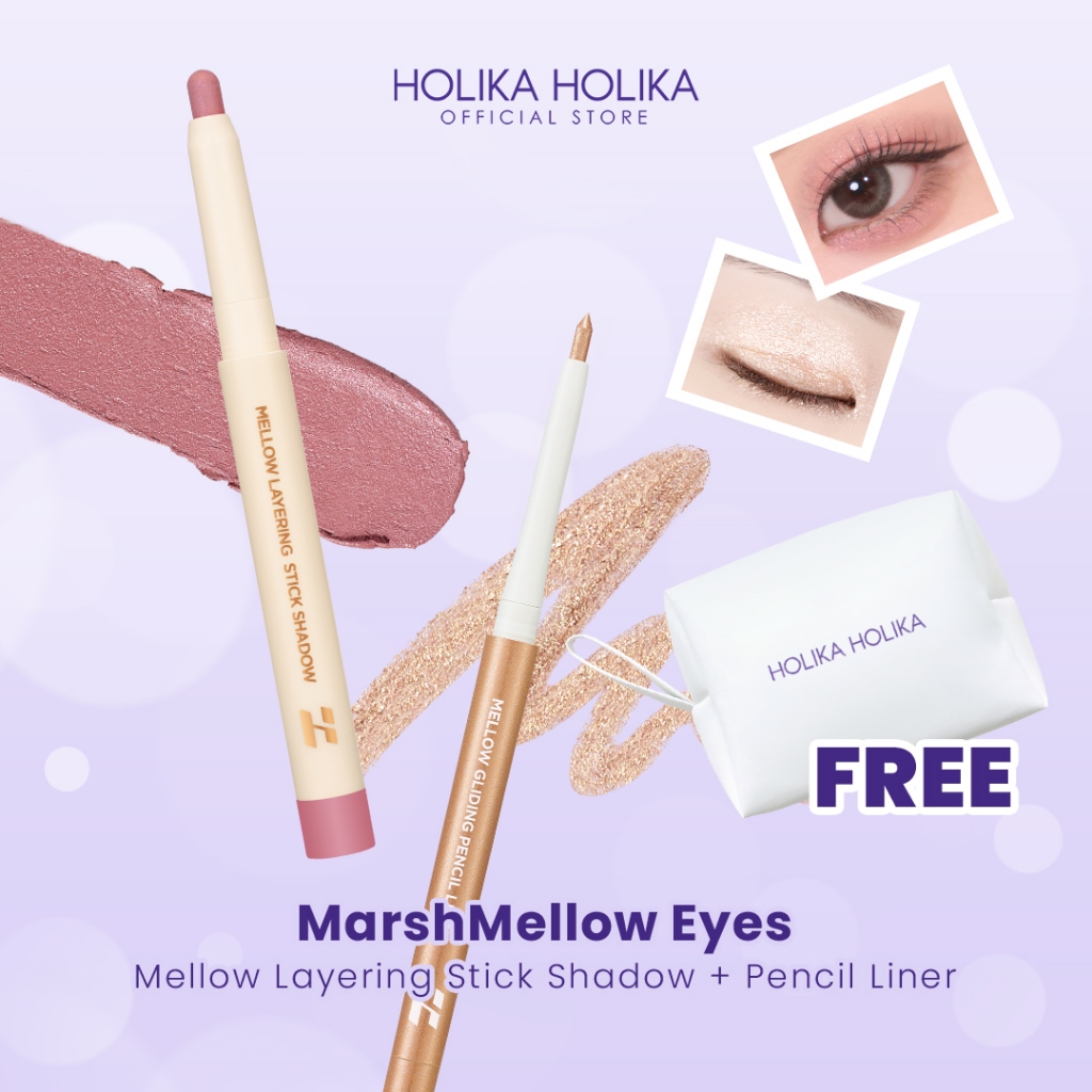 Jual Holika Holika Bundle | Mellow Gliding Pencil Liner & Mellow ...