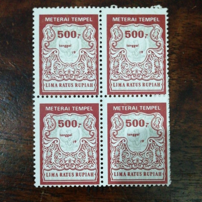 Jual Materai Rp 500 Pemakaian Tahun 1981 sd 1985 | Shopee Indonesia