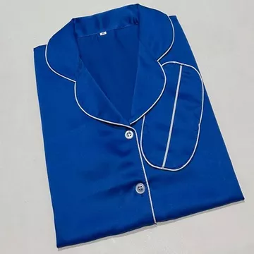 HP Baju Tidur Pendek Satin Ld 104 110 120 130 140 Piyama Saten Standar Jumbo Super Jumbo Bigsize