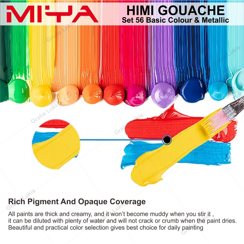 Jual Miya Himi Gouache 56 colors 30ml | Shopee Indonesia