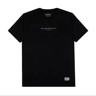 Escaperfect T-shirt Simple type - Black Kaos Pria