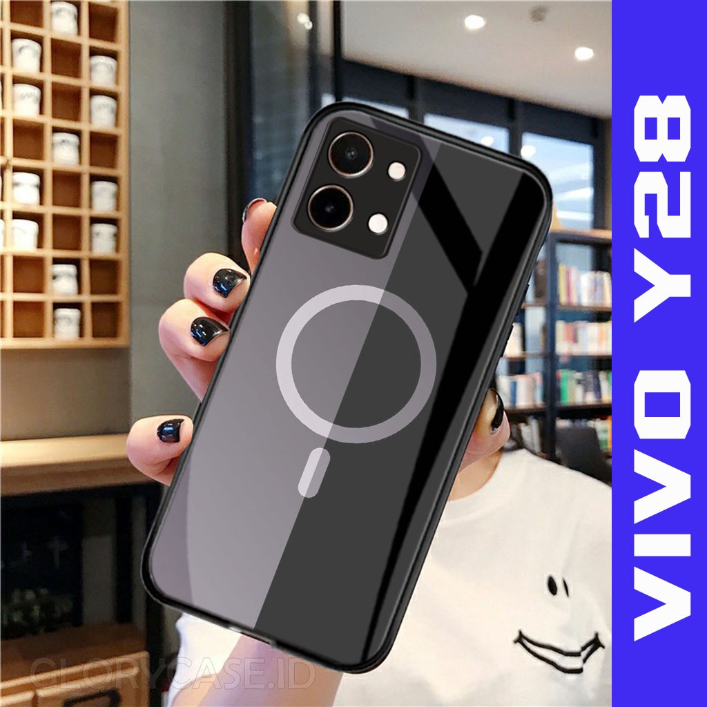 Jual Softcase Kaca Vivo Y28 Terbaru [M214] Case Handphone Vivo Y28