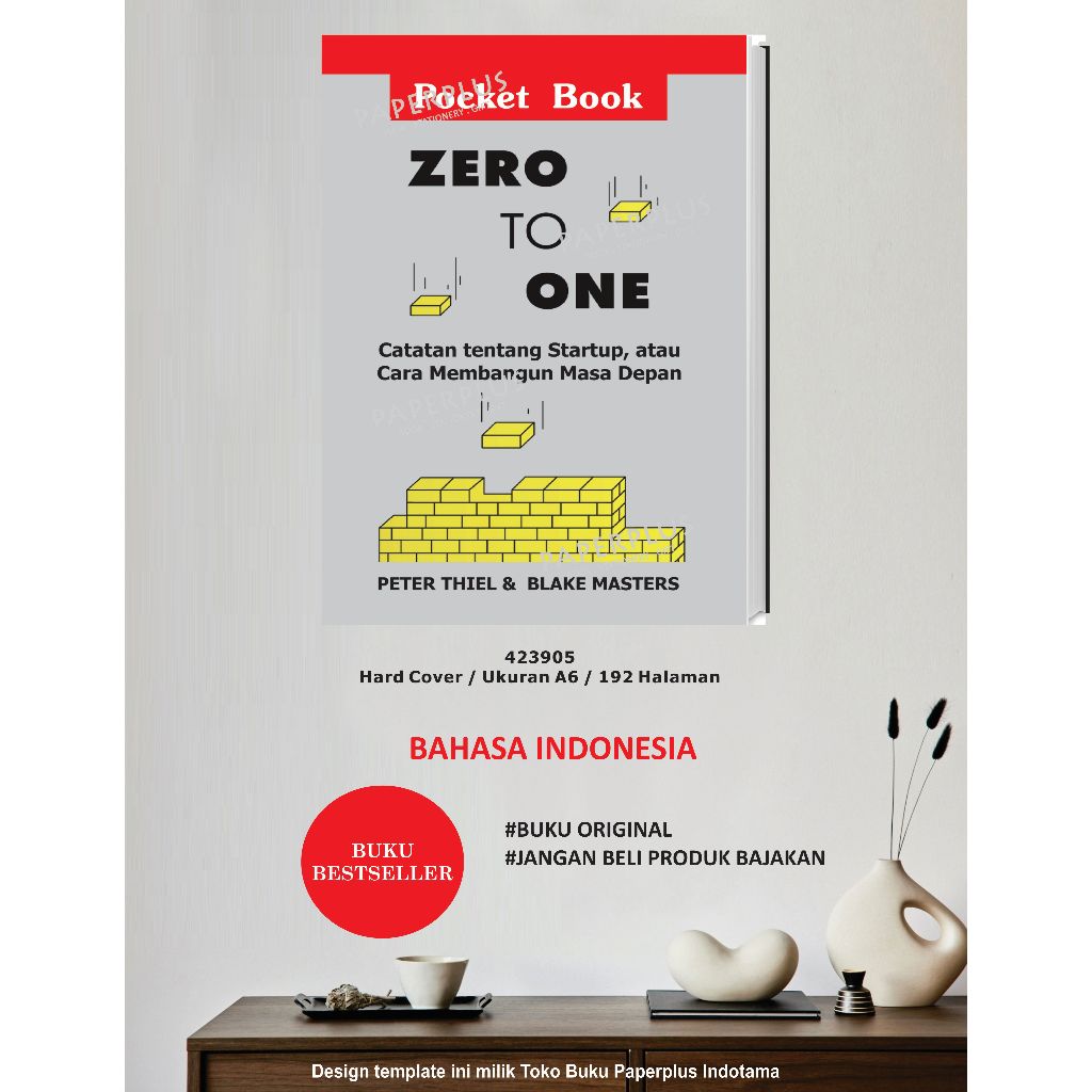 Jual Zero To One by Peter Thiel / Resensi Buku Inspirasi / HC ...