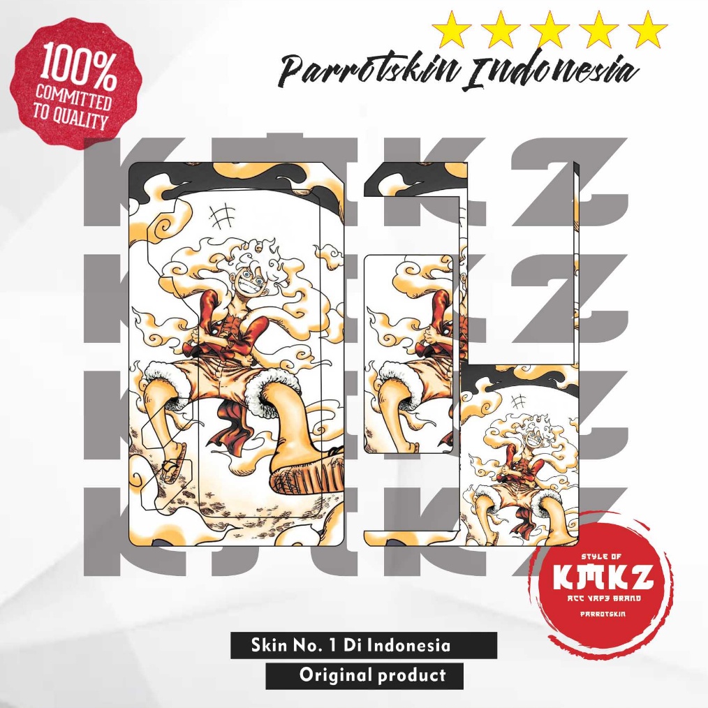 Jual STOK TERBARU Sticker inner manto aio plus Luffy gear 5 one piece ...