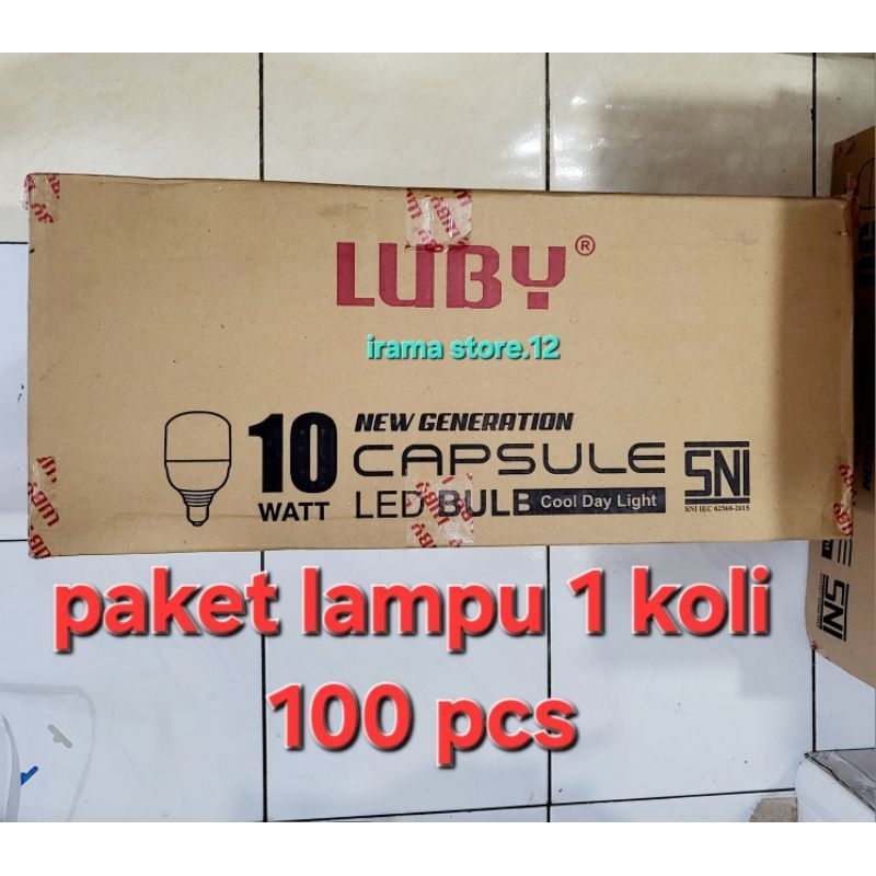 Jual Lampu Led Luby Capsule Watt Dus Koli Isi Pcs W