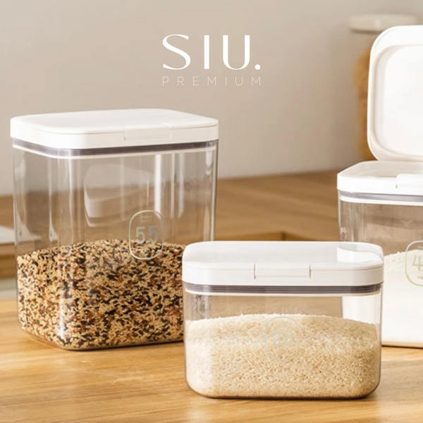 Jual SIU. Premium - Hako Jumbo Grain Rice Storage Container FREE Sendok ...