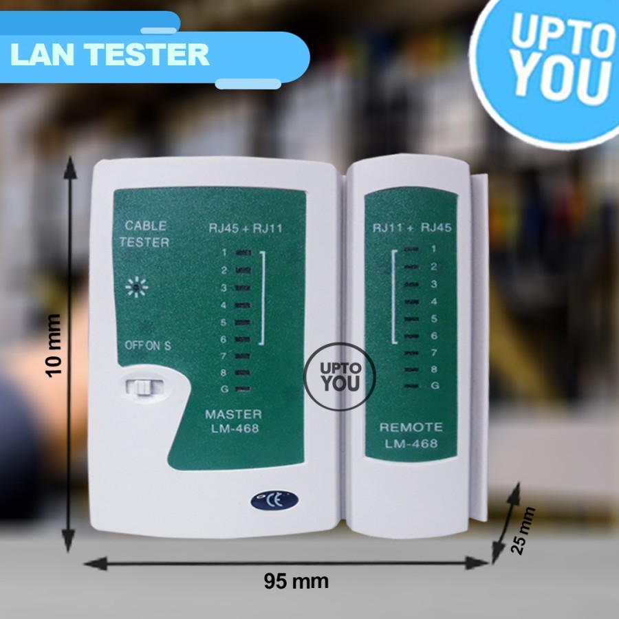 Jual LAN Tester UTP RJ45 & RJ11 WITH BATTERY | Shopee Indonesia