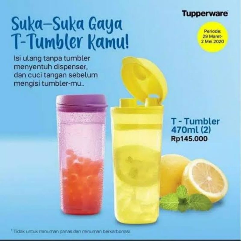 Jual Tumbler Tupperware flip 1 pcs | Shopee Indonesia