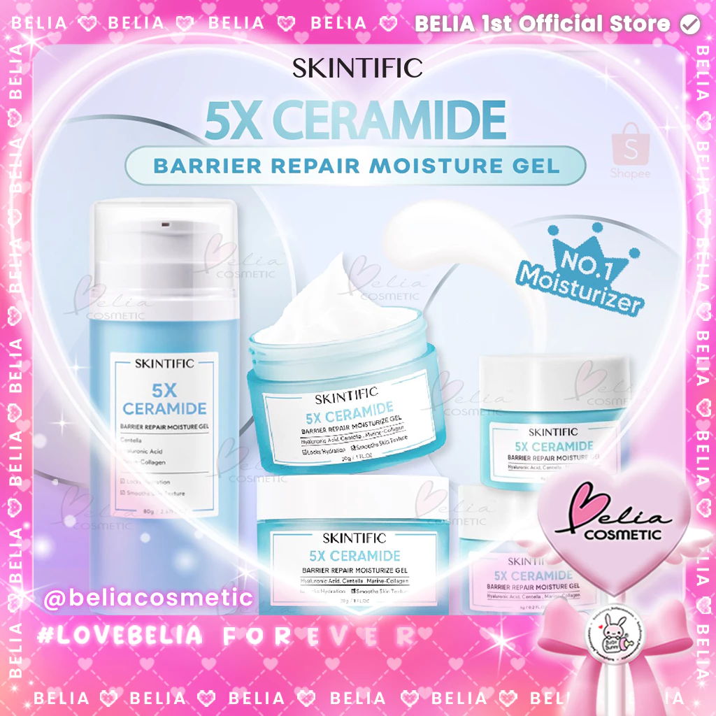 Skintific 5X Ceramide Moisturizer Gel BPOM
