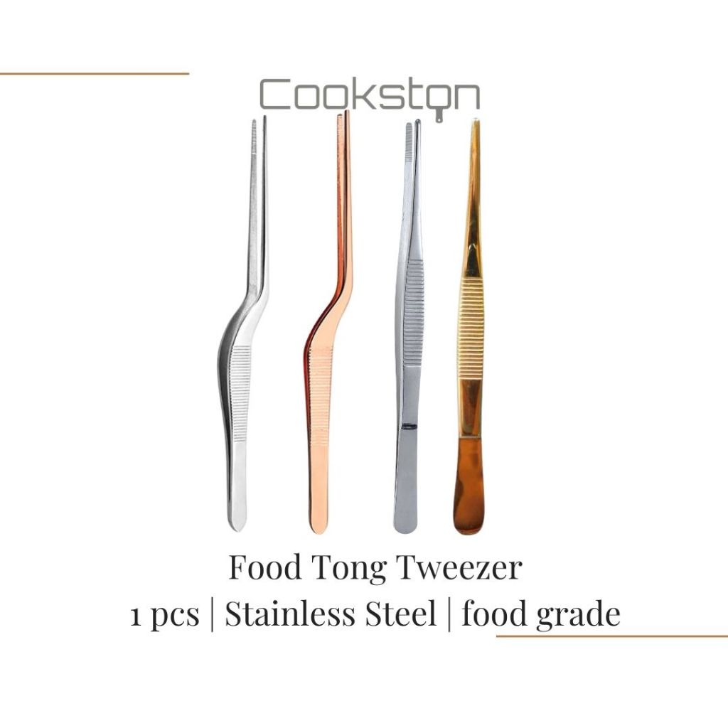 Jual COOKSTON Pinset BBQ Grill Tong Stainless Steel 24cm – Pinset Duri ...