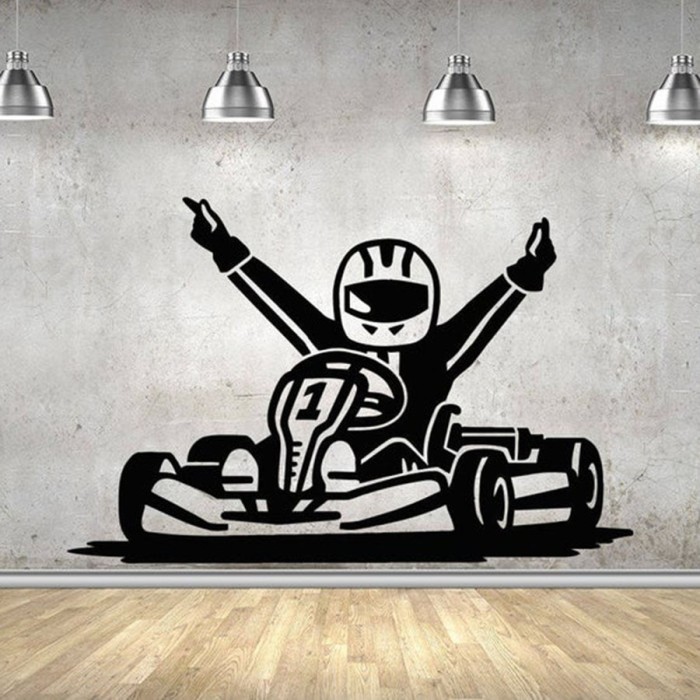 Jual Stiker Dinding Kamar Tidur Anak Racing Car Wall Decal Bedroom ...
