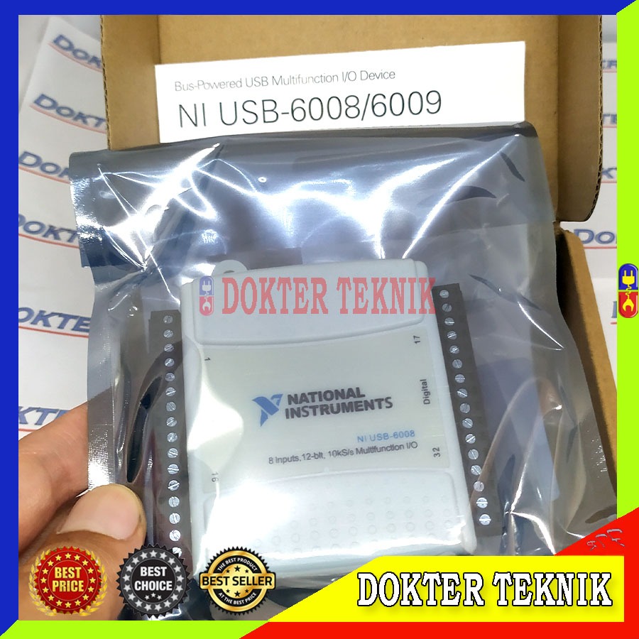 Jual USB-6008 National Instruments Data Acquisition Card NI DAQ ...