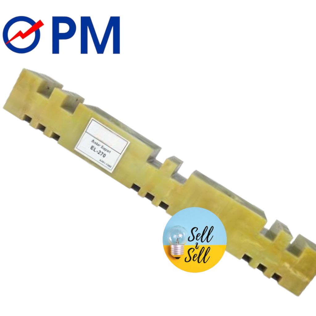 Jual Isolator Busbar Support EL-270 merek PM / Dudukan Busbar EL270 ...