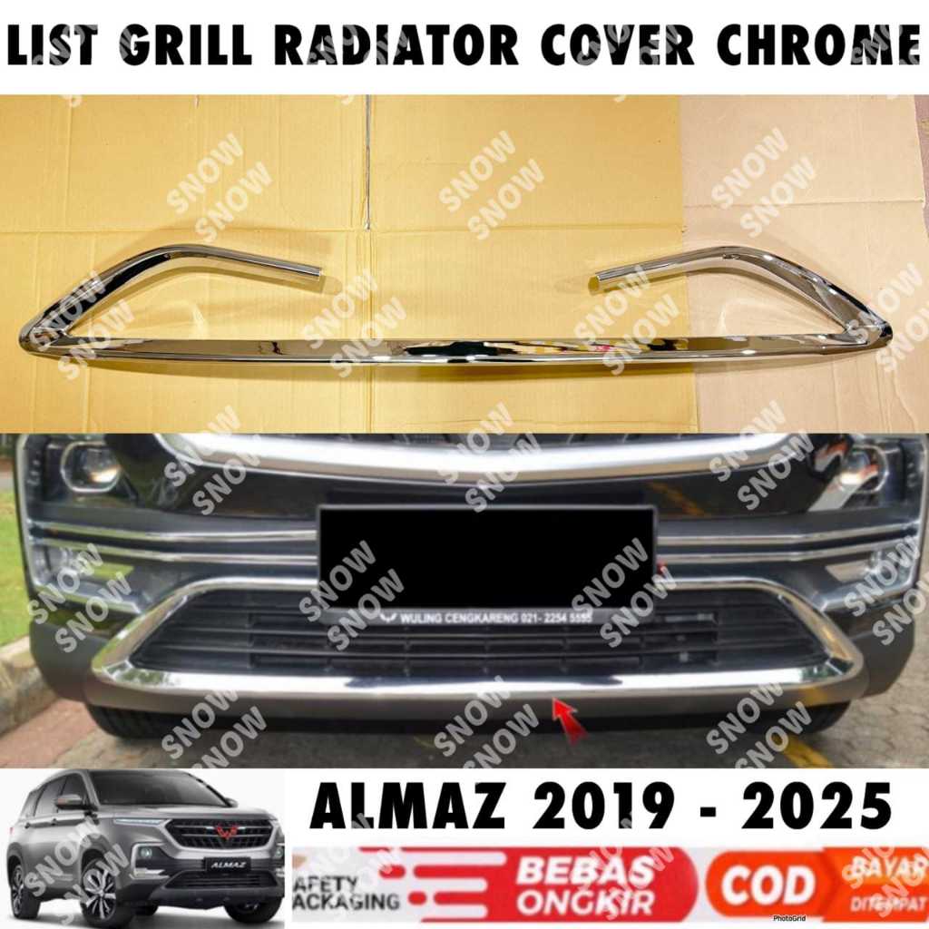 Jual List Grill Radiator Bawah Wuling Almaz 2019 2021 2023 2024 2025 ...