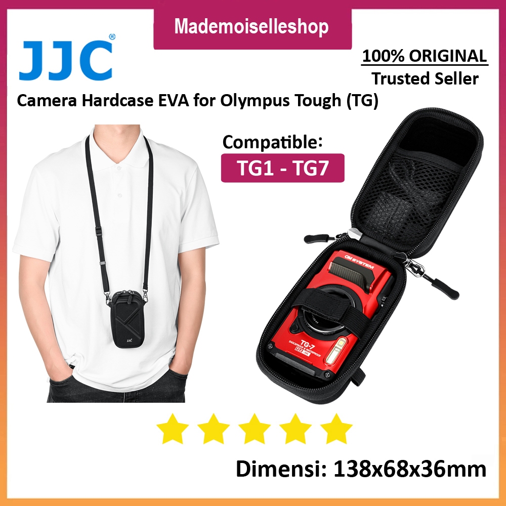 Jual JJC HSCC TG Hardcase EVA for Camera Olympus TG1 TG2 TG3 TG5 TG6 TG7 Tas Kamera Olympus Tough TG7 Shopee Indonesia