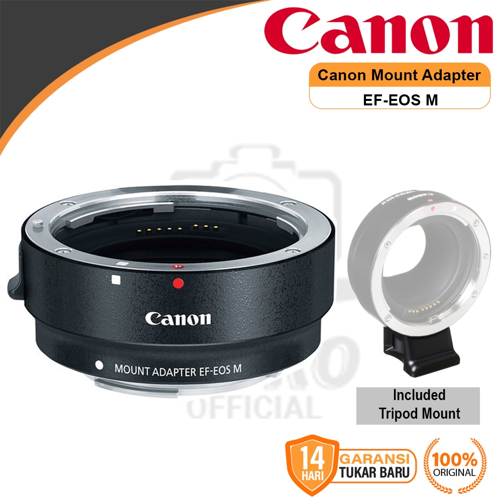 Jual CANON MOUNT ADAPTER EF-EOS M TO EOS EF / EF-S - ORIGINAL | Shopee ...