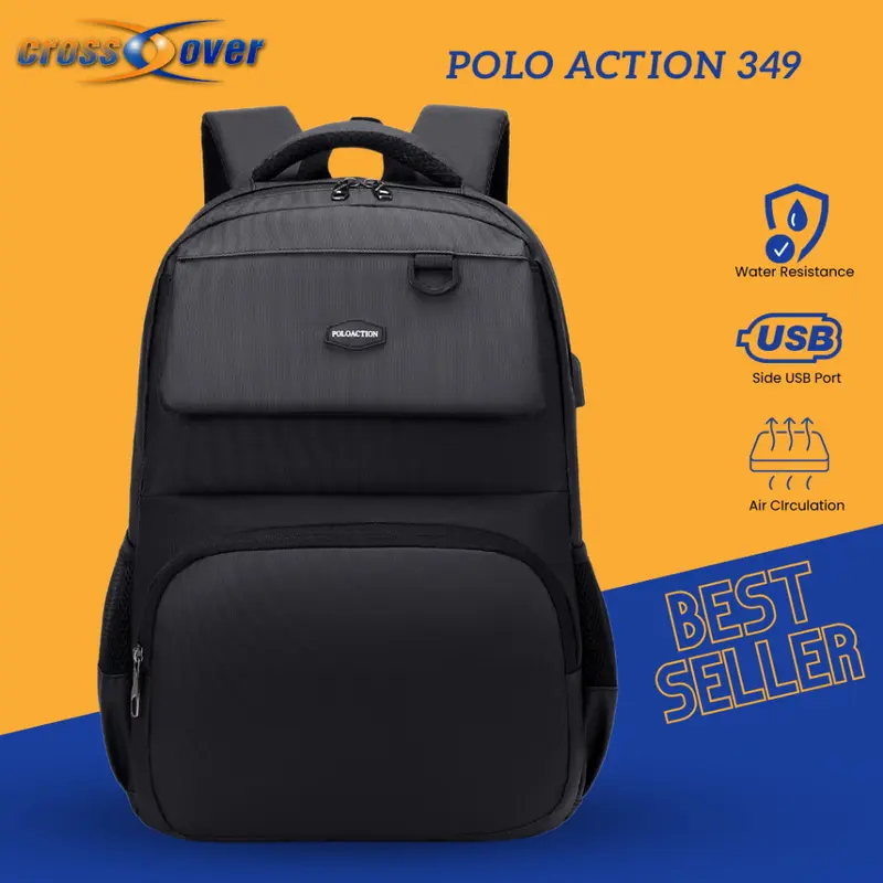 Jual Tas Polo Action Tas Ransel Pria Backpack Tas Kerja Tas Sekolah Tas Punggung Laptop BALOON WaterProof Shopee Indonesia