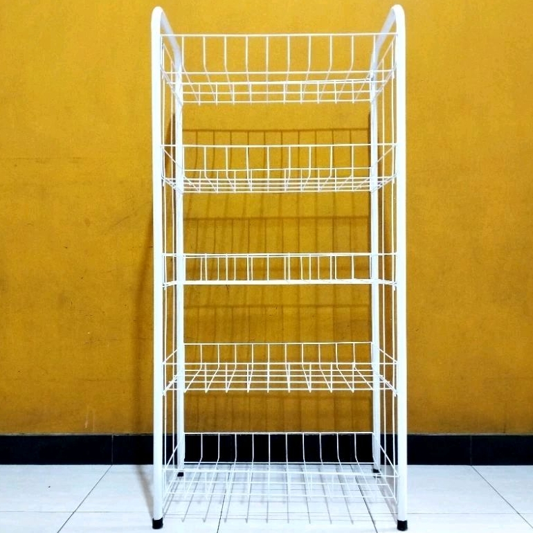 Jual Rak serbaguna jumbo susun 5 besi tebal/Rak chiki/Rak besi/Rak toko ...