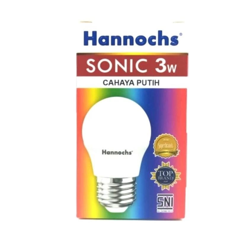 Jual Lampu Led Hanochs Sonic 3W / CAHAYA PUTIH | Shopee Indonesia