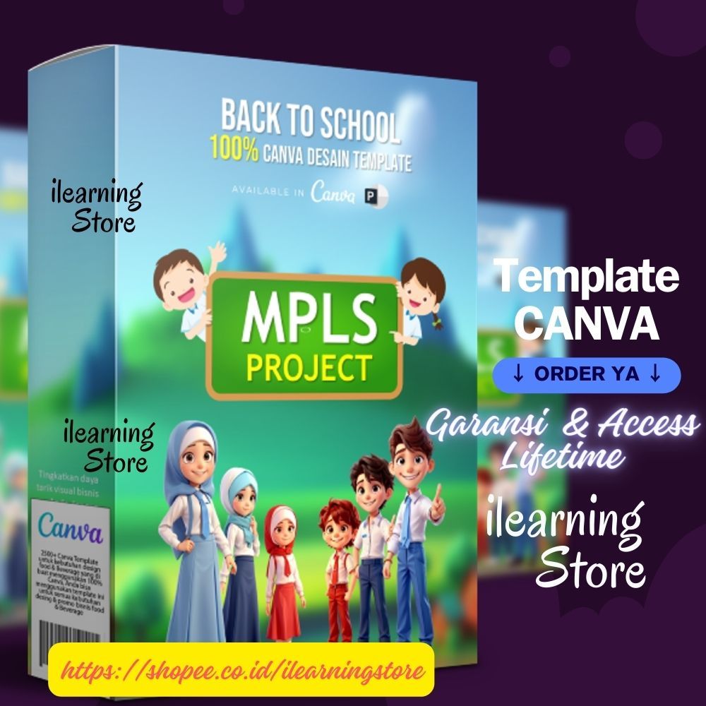 Jual [CANVA 05] Template CANVA 100 ++ Plus Format PPT Masa Pengenalan ...