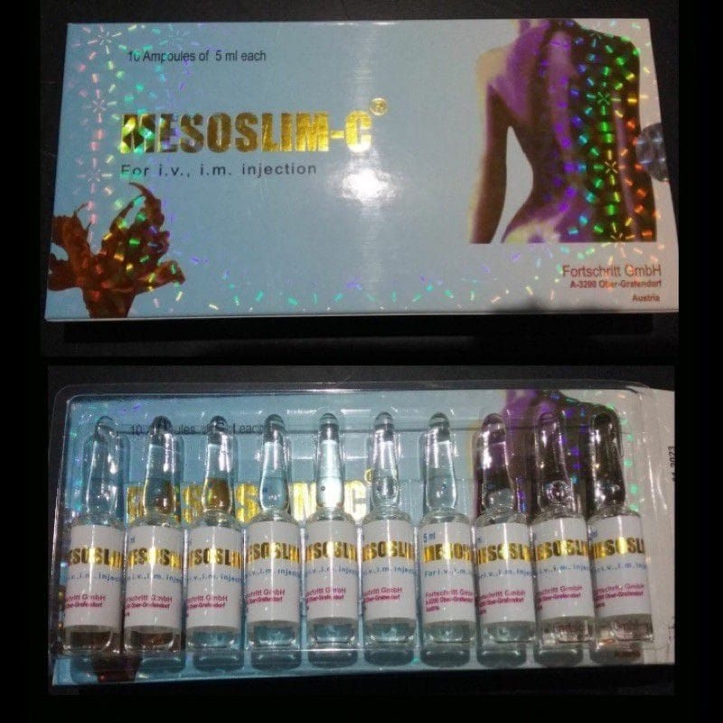 Jual mesoslim c // tanpa box 10 ampul mesoslime | Shopee Indonesia