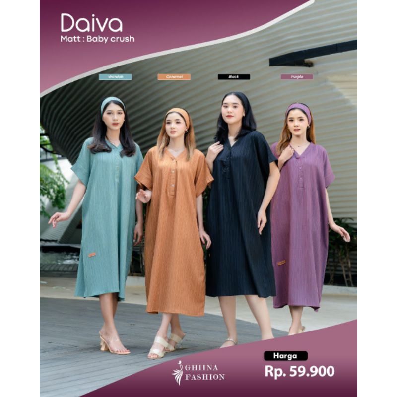 Jual [OPEN PRE-ORDER] Davia Mini Dress/Daster terbaru Ghiina/Daster ...